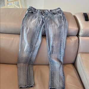 Blue Asphalt Women's Faded Blue Skinny Jeans